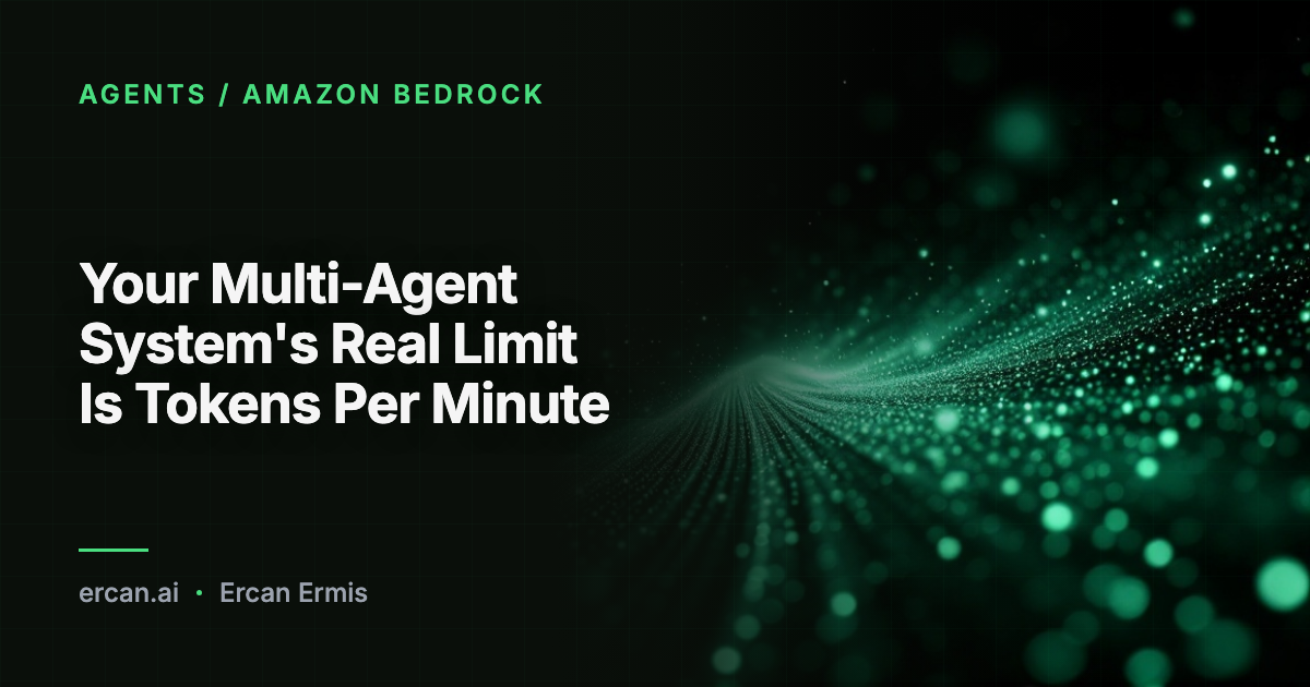 Your Multi-Agent System's Real Limit Is Tokens Per Minute