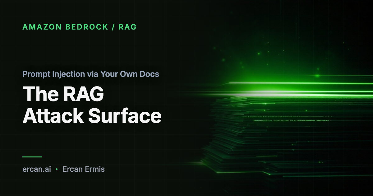 Prompt Injection via Your Own Docs: The RAG Attack Surface